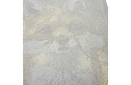 Malowanie według numerów - lis - 40x50 cm