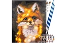 Malowanie według numerów - lis - 40x50 cm