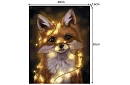 Malowanie według numerów - lis - 40x50 cm