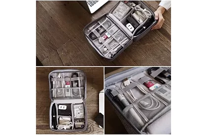 Organizer podróżny na kable i ładowarki