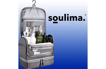 Torba kosmetyczna podróżna z uchwytem do zawieszenia