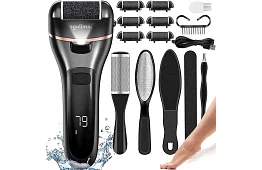 Elektroniczny pilnik do stóp z akcesoriami