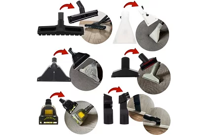 Tepowacz - odkurzacz Kaminer 20l z akcesoriami