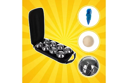 Zestaw do petanque - 8 kul + etui