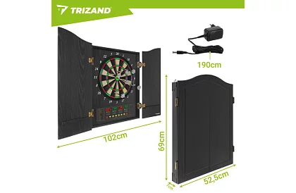 Elektroniczne dart – kompletny zestaw 27 gier i 243 wariantów