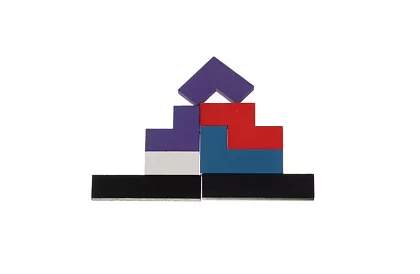 Drewniane puzzle Tetris