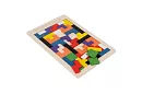 Drewniane puzzle Tetris