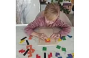 Drewniane puzzle Tetris