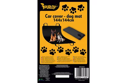 Podkładka dla psów na tylne siedzenia samochodu - 144x144 cm