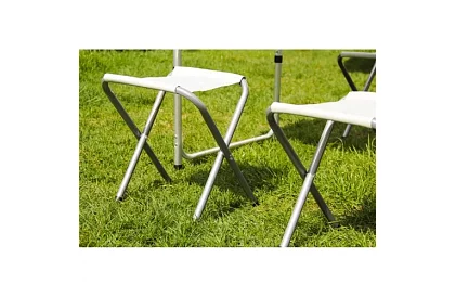 Zestaw kempingowy składany - stół + 4 krzesła