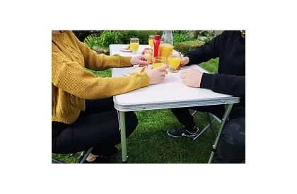 Zestaw kempingowy składany - stół + 4 krzesła