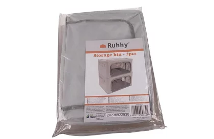 Organizery do przechowywania tekstyliów – 2 x 24 l
