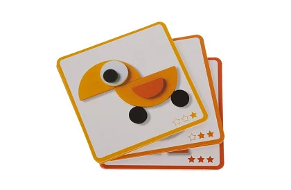 Drewniane geometryczne puzzle - zwierzątka