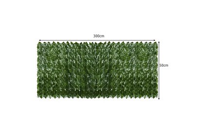 Żywy płot sztuczny 300 cm – Bluszcz