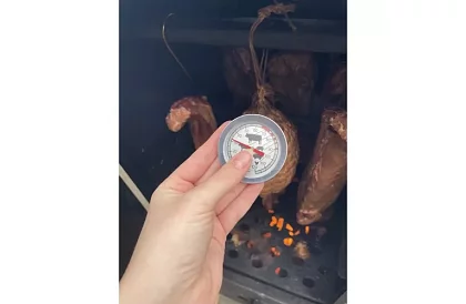 Termometr wbijany - pieczenie, wędzenie mięsa