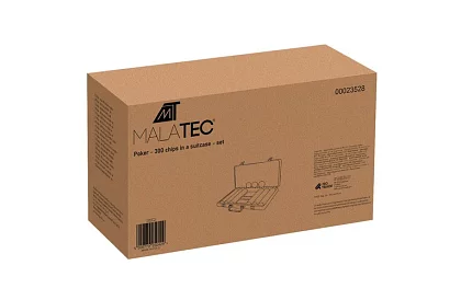 Kompletna zestaw pokerowy - 300 żetonów w walizce