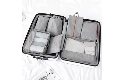 Organizery podróżne – zestaw 7 szt.