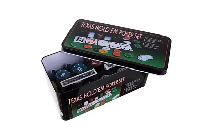 Kompletna zestaw do pokera Texas - 200 żetonów