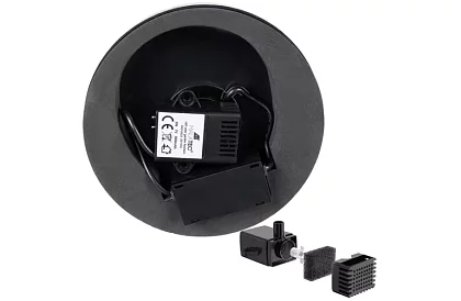 Pływająca fontanna solarna z oświetleniem RGB