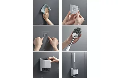 Silikonowa szczotka do toalety – szczotka WC RUHHY