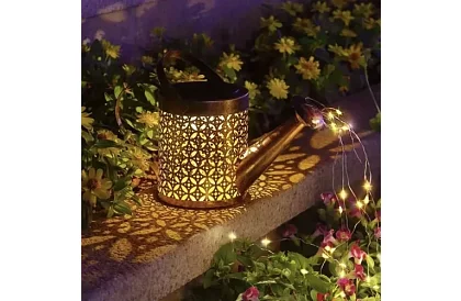 Lampka ogrodowa solarna - konewka