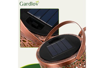 Lampka ogrodowa solarna - konewka