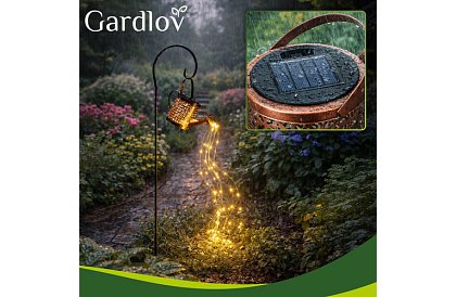 Lampka ogrodowa solarna - konewka