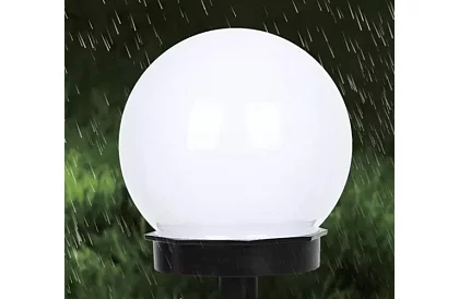 Lampy ogrodowe solarne - kula 6 szt.