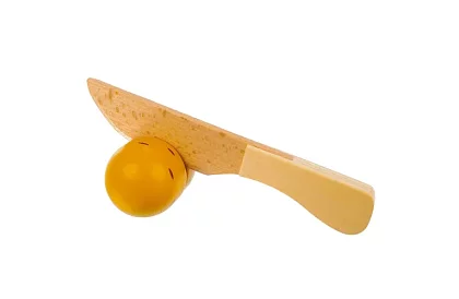 Drewniane owoce i warzywa do krojenia - w skrzynce