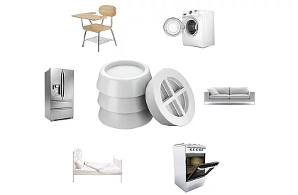 Zestaw podkładek antywibracyjnych – nie tylko pod pralkę