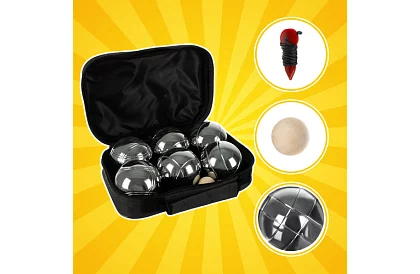 Zestaw do petanque – 6 kul + etui