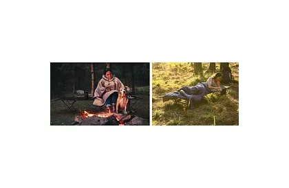 Łóżko kempingowe składane – nośność 110 kg