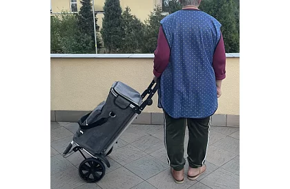 Wielofunkcyjna torba na zakupy na kółkach + pasek na ramię