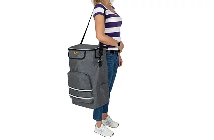 Wielofunkcyjna torba na zakupy na kółkach + pasek na ramię