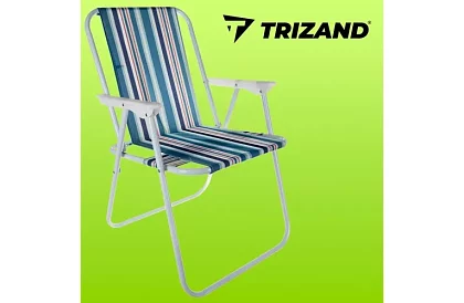 Fotel ogrodowy składany – Bergamo niebieski