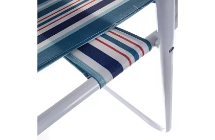 Fotel ogrodowy składany – Bergamo niebieski