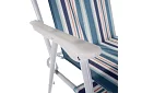 Fotel ogrodowy składany – Bergamo niebieski