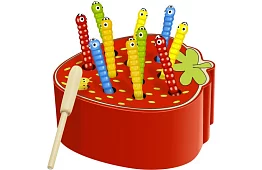 Drewniana gra magnetyczna – truskawka