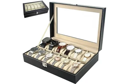 Organizator na 12 zegarków, bransoletek lub biżuterii