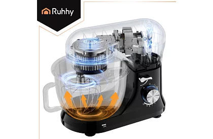 Robot kuchenny 1000 W z końcówkami i misą 4,5 l