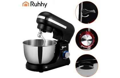 Robot kuchenny 1000 W z końcówkami i misą 4,5 l