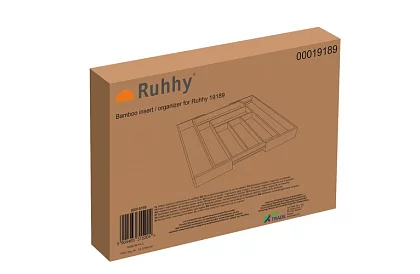 Organizator bambusowy do szuflad – sztućce