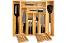 Organizator bambusowy do szuflad – sztućce