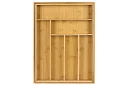Organizator bambusowy do szuflad – sztućce