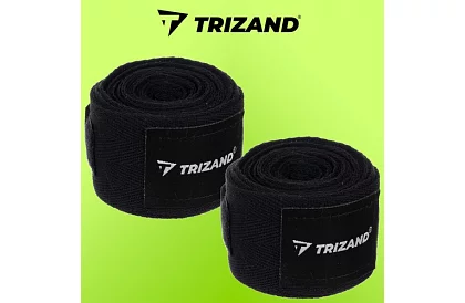 Profi bandaże bokserskie 2 × 4 m – czarne