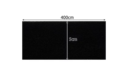 Profi bandaże bokserskie 2 × 4 m – czarne