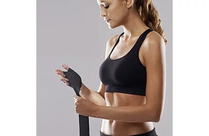 Profi bandaże bokserskie 2 × 4 m – czarne