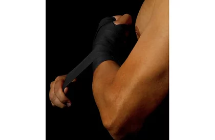 Profi bandaże bokserskie 2 × 4 m – czarne