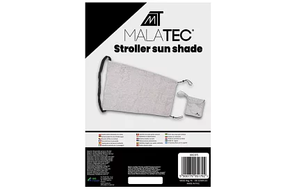 Wodoodporna osłona przeciwsłoneczna na wózek – szara