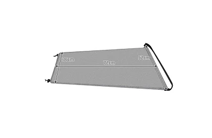 Wodoodporna osłona przeciwsłoneczna na wózek – szara